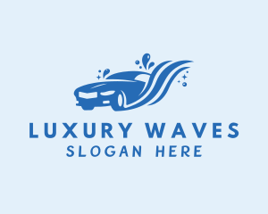 Car Cleaning Water  logo design