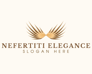 Elegant Golden Wings logo design