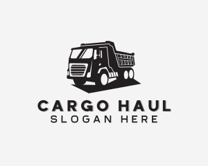 Dump Truck Transport Vehicle logo design