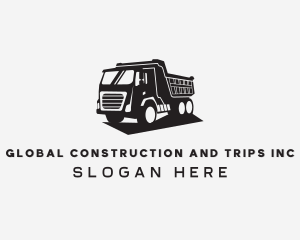 Vehicle - Dump Truck Transport Vehicle logo design