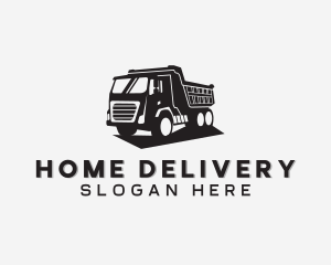 Dump Truck Transport Vehicle logo design