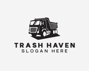 Dump Truck Transport Vehicle logo design