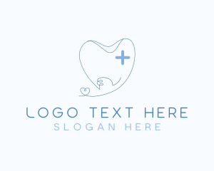 Tooth - Cross Tooth Dentist logo design