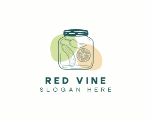 Tomato - Fermented Pickle Chili Tomato Jar logo design