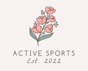 Skin Care - Botanical Flower Garden logo design