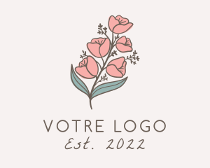 Florist - Botanical Flower Garden logo design