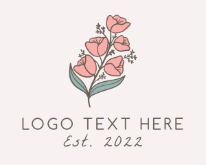 Perfume - Botanical Flower Garden logo design