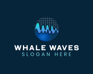 Wave Graph Audio logo design