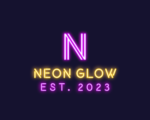 Neon Light Club logo design