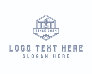 Machinist - Mechanical Laser Metalwork logo design