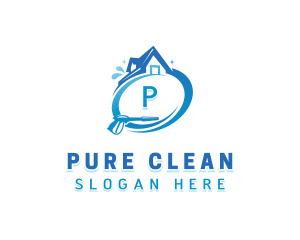 House Pressure Washing  logo design