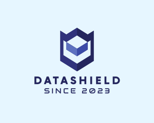 Modern Cyber Shield  logo design