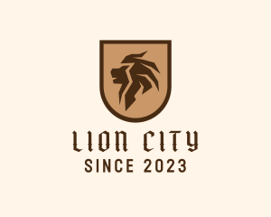 Lion Pride Shield logo design