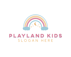 Rainbow Boho Postnatal logo design