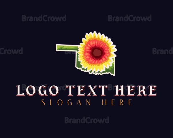 Oklahoma Blanket Flower Logo