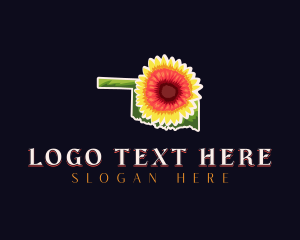 Geography - Oklahoma Blanket Flower logo design