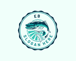 Fish Aquatic Fishing Logo