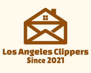 Messaging - House Postal Envelope logo design