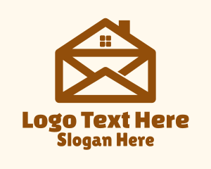 House Postal Envelope Logo