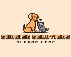 Dog Cat Petcare  Logo