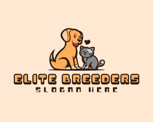 Dog Cat Petcare  logo design