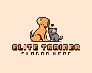 Dog Cat Petcare  logo design