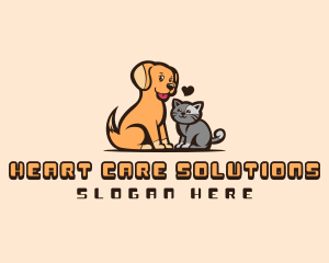 Dog Cat Petcare  logo design