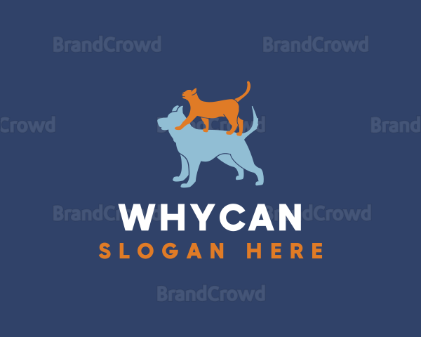 Cat & Dog Animal Clinic Logo