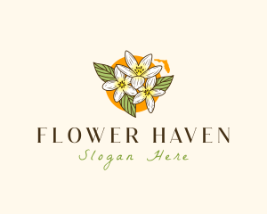 Orange Blossom Florida logo design