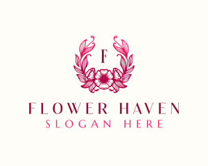 Flower Wedding Salon logo design