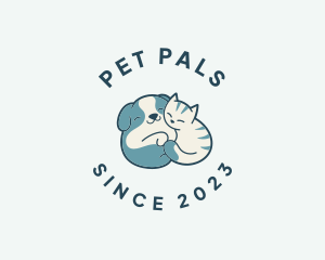 Pet Kitten Dog Animal logo design