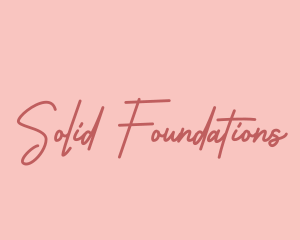 Handwriting - Feminine Signature Salon logo design