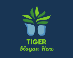 Succulent Plant Pot Logo