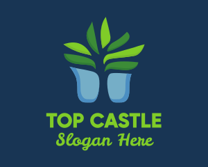 Succulent Plant Pot Logo