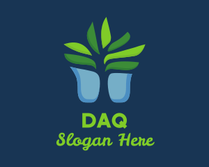 Succulent Plant Pot Logo