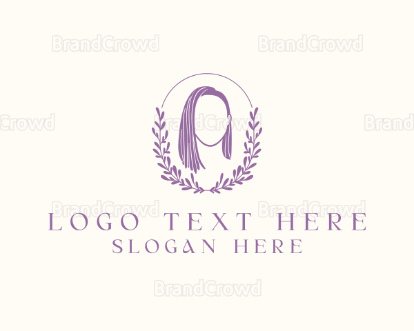 Organic Woman Hair Salon Logo