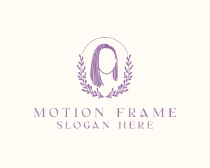 Organic Woman Hair Salon logo design