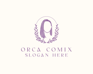 Hairstyle - Organic Woman Hair Salon logo design