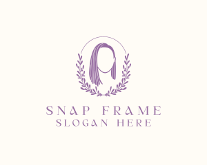 Organic Woman Hair Salon logo design