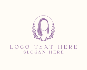 Hairstyle - Organic Woman Hair Salon logo design