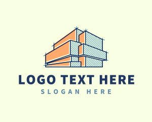 Tradesman - Architect Structure Builder logo design