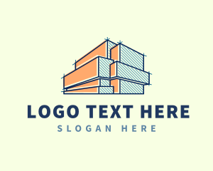 Porperty - Architect Structure Builder logo design