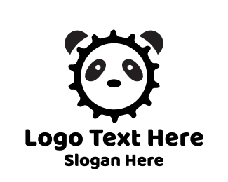 Gear Panda Logo Brandcrowd Logo Maker
