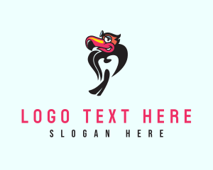 Toco Toucan - Dental Tooth Bird logo design