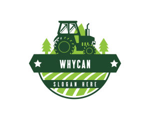 Mountain - Agriculture Mountain Tractor logo design