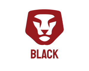 Red Lion Head Logo