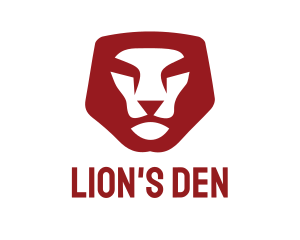 Red Lion Head logo design