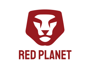 Red Lion Head logo design