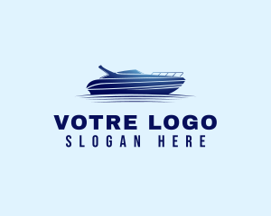 Sea - Blue Sailing Yacht logo design