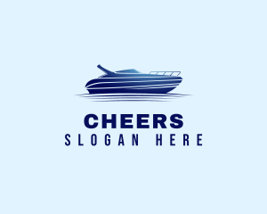 Seaman - Blue Sailing Yacht logo design